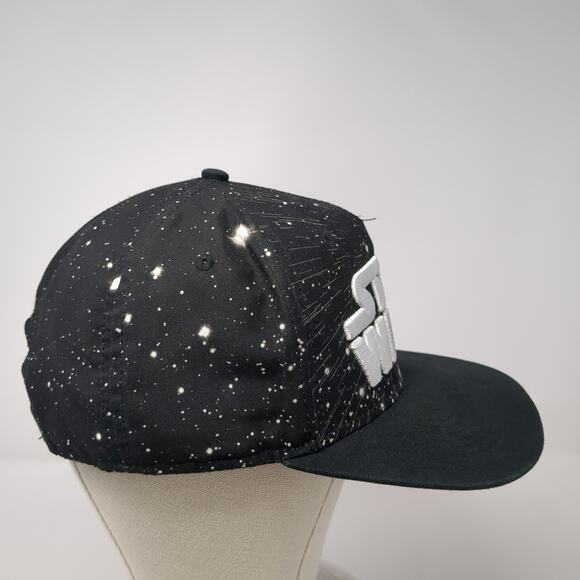 Star Wars Galaxy Snapback Hat Black One Size Adjustable Embroidered - Picture 5 of 9